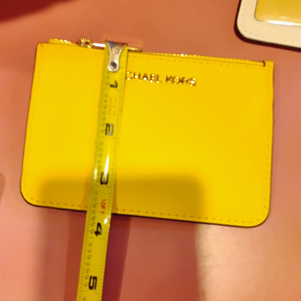Michael Kors Vibrant Yellow Wristlet